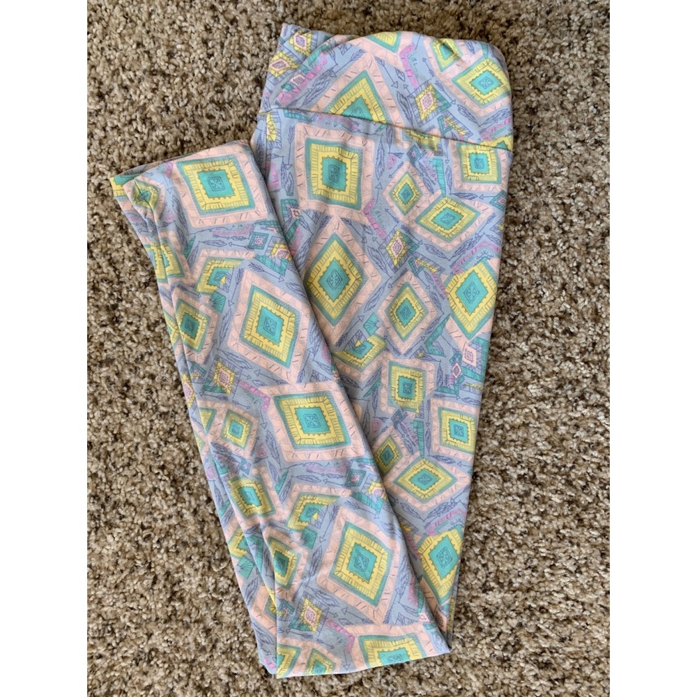 LuLaRoe - Pastel Geometric Leggings (TC)